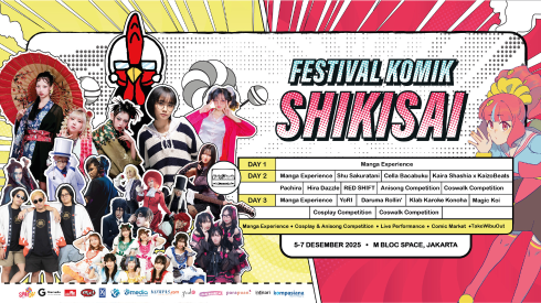 Festival Komik Shikisai 2025 Siap Guncang Jakarta: Satu Wadah Besar yang Menyatukan Para Pecinta Komik Jepang