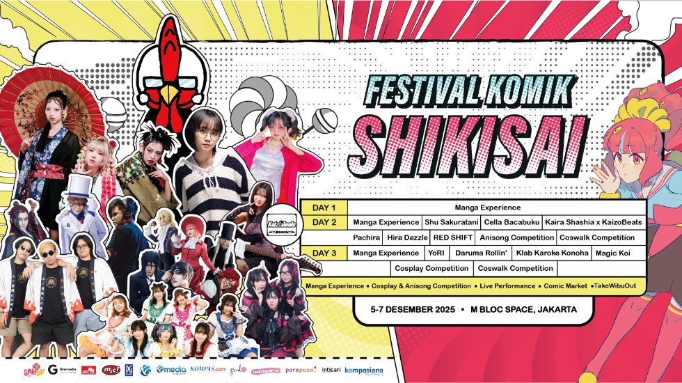 Festival Komik Shikisai 2025 Siap Guncang Jakarta: Satu Wadah Besar yang Menyatukan Para Pecinta Komik Jepang