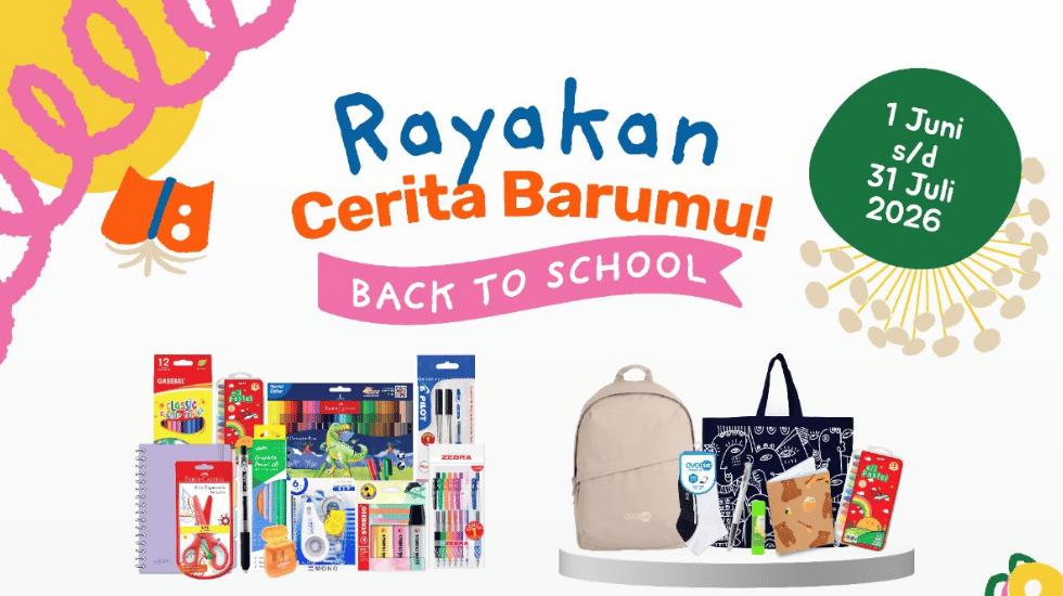 Gramedia Hadirkan Program “Rayakan Cerita Barumu” untuk Sambut Tahun Ajaran Baru 2026