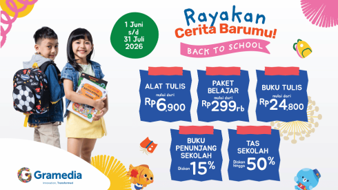Gramedia Hadirkan Program “Rayakan Cerita Barumu” untuk Sambut Tahun Ajaran Baru 2026