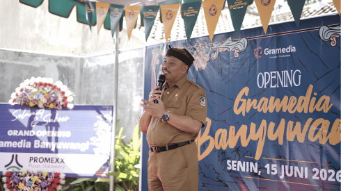 Gramedia Banyuwangi Resmi Dibuka, Tawarkan Pengalaman Membaca dan Belajar melalui Konsep Books Café untuk Memperkuat Literasi dan Kolaborasi Masyarakat