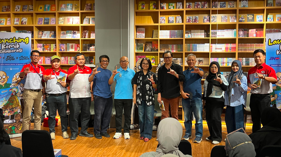 JNE dan Penerbit Gramedia Widiasarana Indonesia (GRASINDO) Luncurkan Buku Pengantar Kebahagiaan, Mengangkat Kisah Para Kurir yang Menghubungkan Kebahagiaan