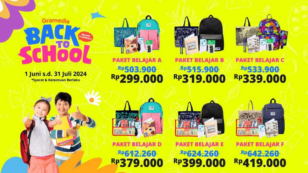 Gramedia Luncurkan Program Donasi Paket Belajar untuk Mendukung Pendidikan Anak-anak Indonesia