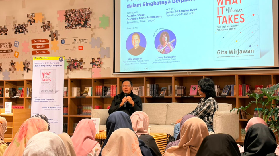 Gramedia Jalma Pandanaran Hadirkan Diskusi Buku What It Takes Bersama Gita Wirjawan: Mengapa Kita Terjebak dalam Singkatnya Berpikir?