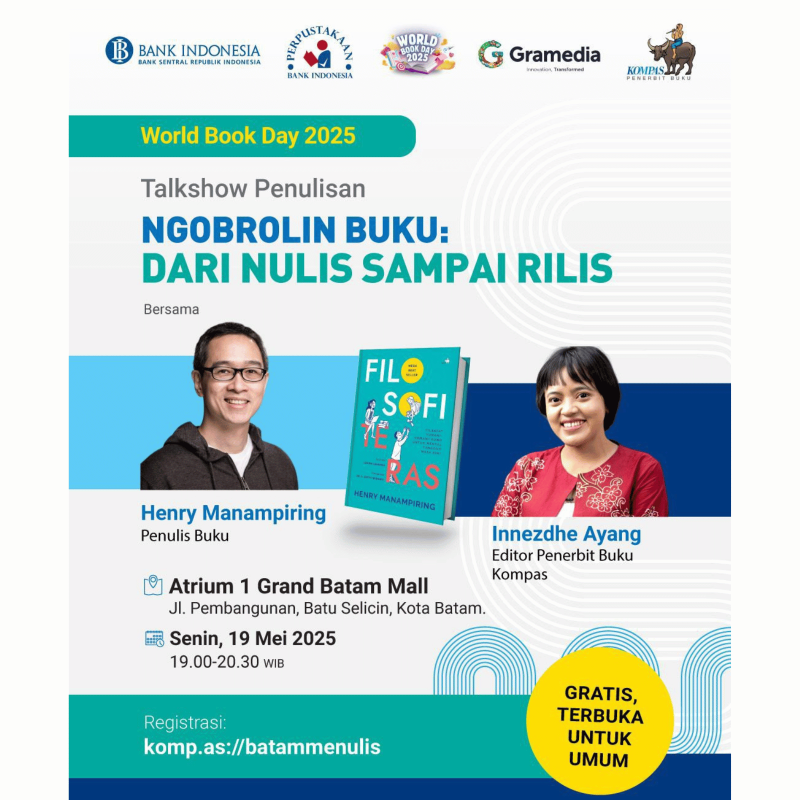Ngobrolin Buku: Dari Nulis Sampai Rilis bareng Henry Manampiring