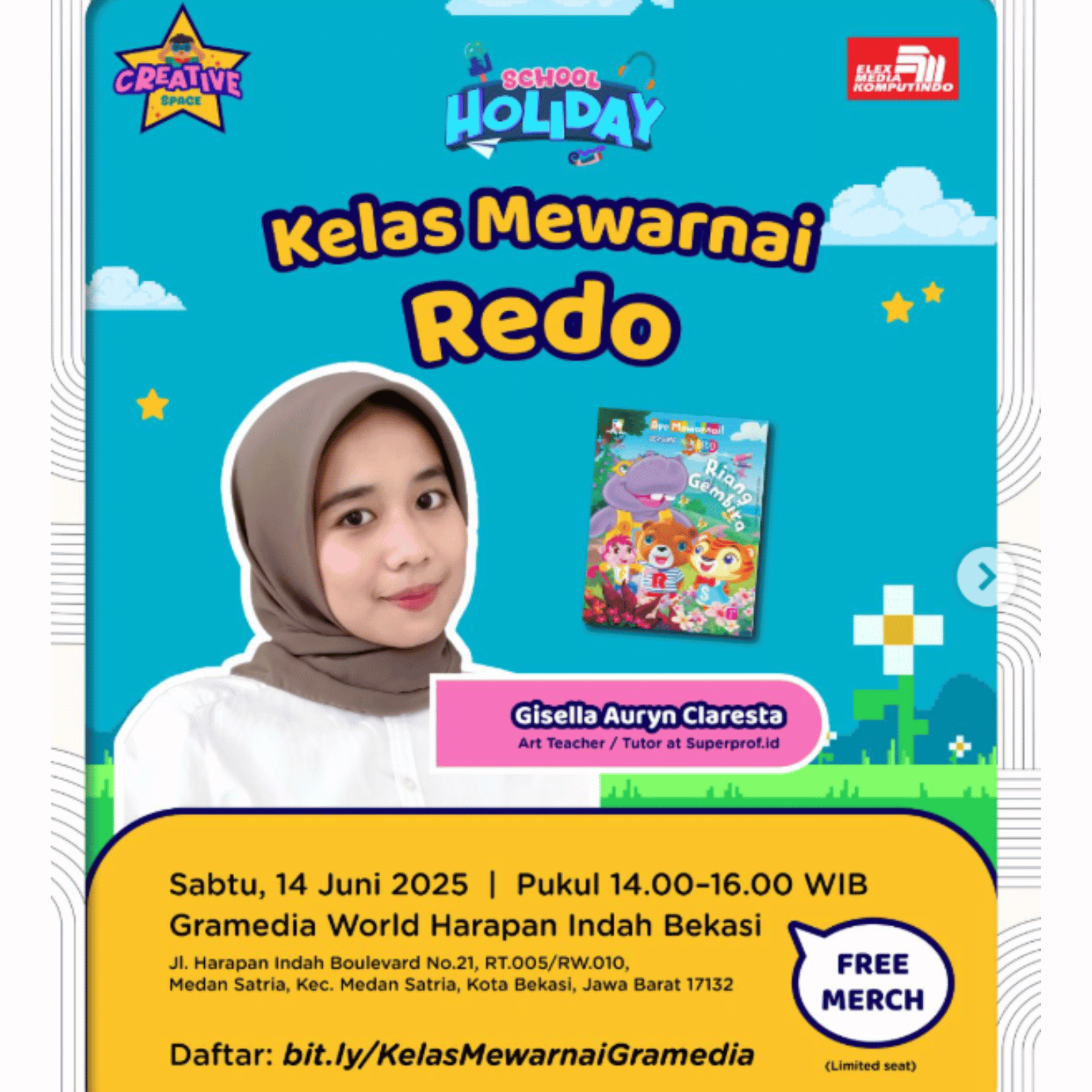 Kelas Mewarnai Bareng Redo!