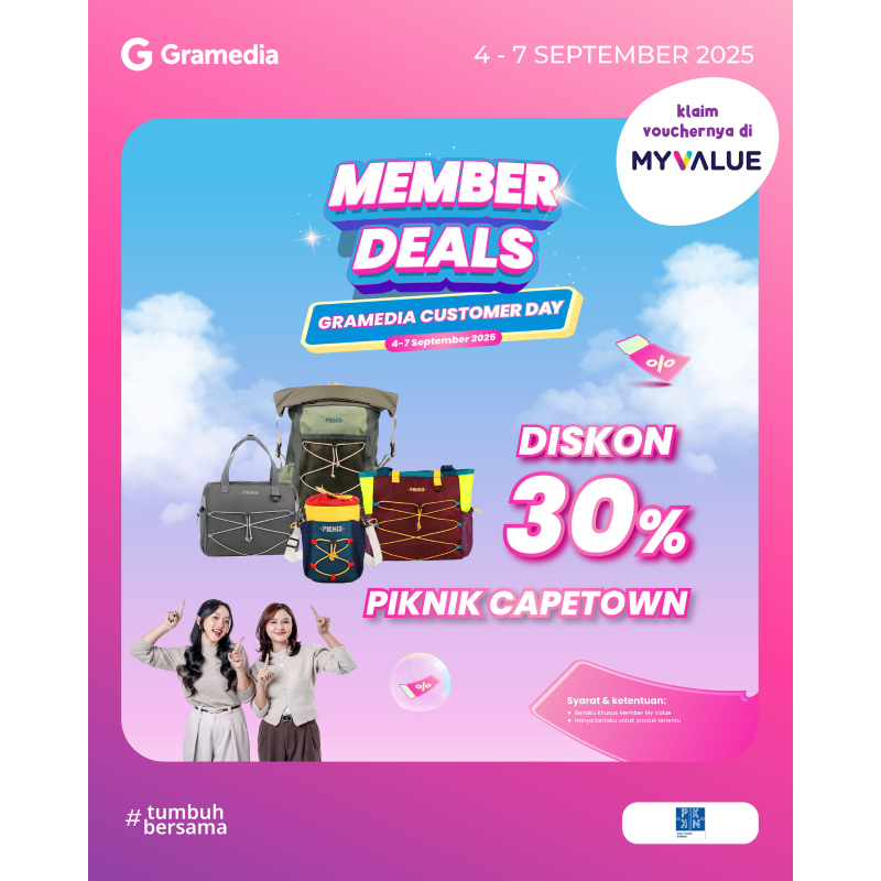 Gramedia Customer Day: Diskon 30% Piknik Capetown Khusus Member My Value