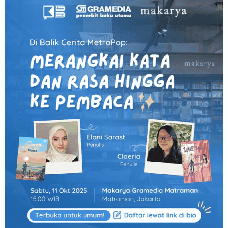 Di Balik Cerita MetroPop: Merangkai Kata dan Rasa Hingga ke Pembaca